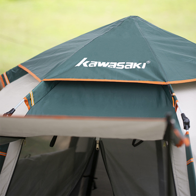 Logotipo do cliente Tenda de seis lados totalmente automática e protetor solar para atividades ao ar livre