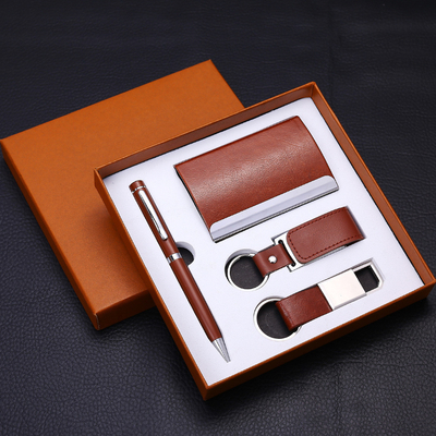 Impressão UV Regalo de Souvenirs de Conmemoração Chave de Chave Criativa USB Drive Set de caneta de assinatura