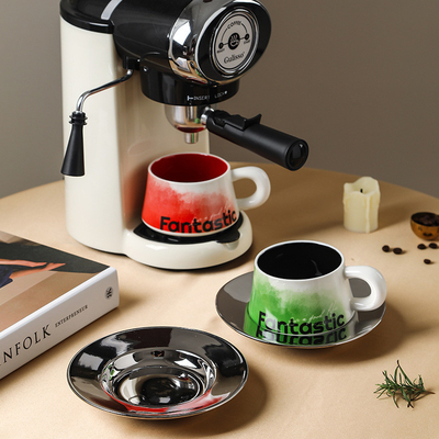 Capacidade Copo de água Copo grande de arte Latte na série Fantesi para presentes de negócios personalizados