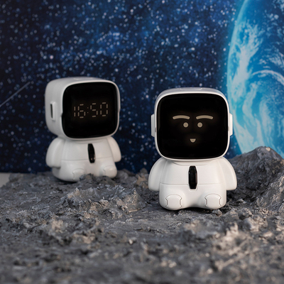 2 gráficos coloridos Impressão Robô engraçado e engraçado USB Desktop temporizador digital para Enterprise Gift
