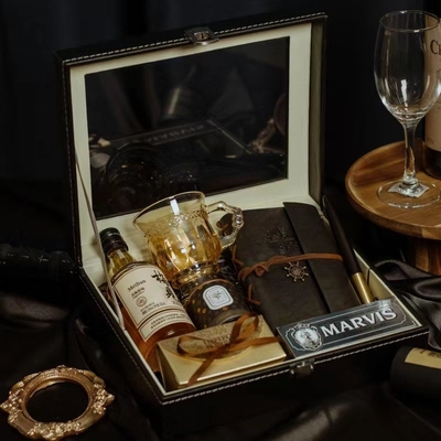 High End Prático Casamento Dama de Casamento Casal de Regresso Caixa Regalo Conjunto para Novidades Presentes