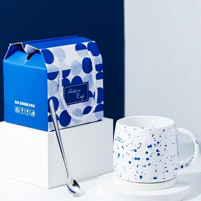 Logotipo personalizado aceito Geful Home Klein Blue Mug Color Boxrac para ocasião do ano