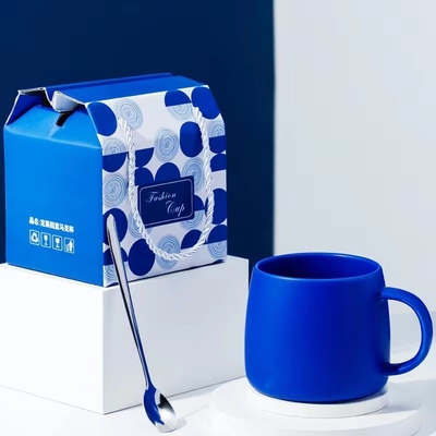Logotipo personalizado aceito Geful Home Klein Blue Mug Color Boxrac para ocasião do ano