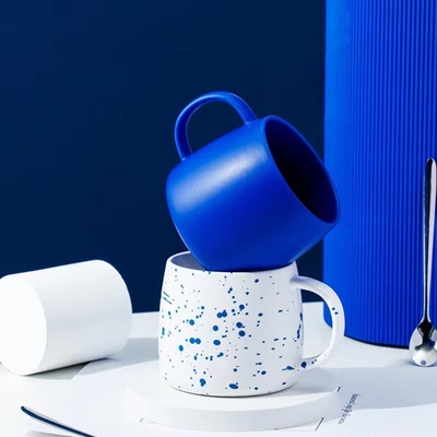 Logotipo personalizado aceito Geful Home Klein Blue Mug Color Boxrac para ocasião do ano