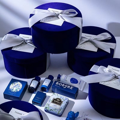 Técnicas de impressão de tela de seda Set de presente de veludo de luxo leve para o aniversário do namorado