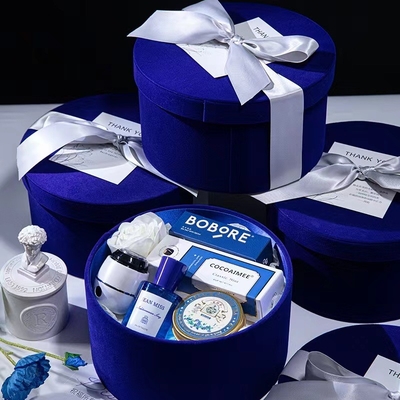 Técnicas de impressão de tela de seda Set de presente de veludo de luxo leve para o aniversário do namorado
