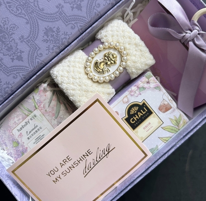 Conjunto de presentes de casamento exclusivo Caixa de doces de metal roxo ecológico para amantes de automóveis