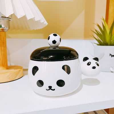 Técnicas de impressão de tela de seda para gráficos Bonitos preto e branco Chubby Mug B2B Regalo