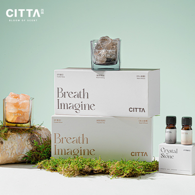 Aromaterapia sem fogo Cristal de Pedra Óleo Essencial Conjunto Caixa de Regalo Agricultura Alvo Usuário Final