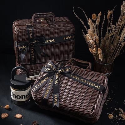 Set de presentes de negócios de hotéis e resorts Caixa de vinho de café com impressão gráfica a 1 cor