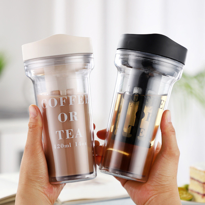 Copo de extração a frio portátil 420ml com tela de filtro Copo de bolha a frio Prático presente à mão