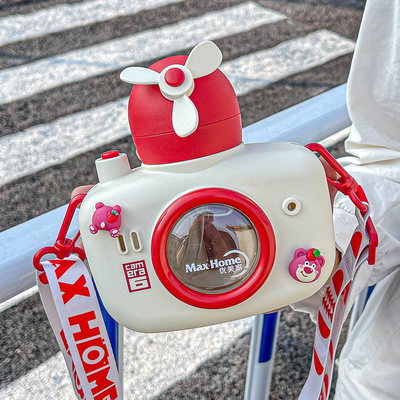 Impressão de tela de seda Super lindo grande capacidade Copa de palha para o Dia das Crianças presente