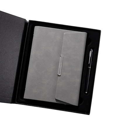 Quadro de folhas soltas de três voltas, de duas peças, de couro, escritório, diário, presente de aniversário.