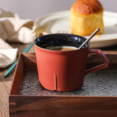 Impressão de tela de seda Taça minimalista japonesa Prêmio de atividade prática para xícaras de café