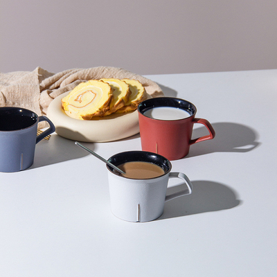 Impressão de tela de seda Taça minimalista japonesa Prêmio de atividade prática para xícaras de café