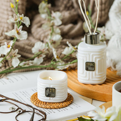 End Gift Vintage Fragrance Natural de Planta Caixa Regalo Fragrance de Planta Pura de Soja Cera