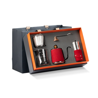 Conjunto de café Star Clear Drip Pot para agricultura sem mangueira e moedor de feijão incluído
