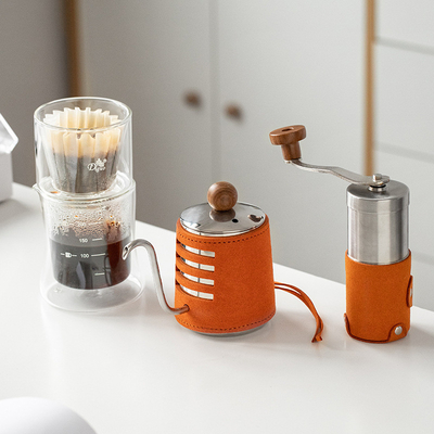 Conjunto de café Star Clear Drip Pot para agricultura sem mangueira e moedor de feijão incluído