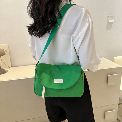 Logotipo do cliente Saco de viagem de moda Cor sólida Saco crossbody simples Presente de funcionário