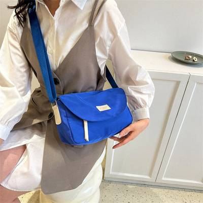 Logotipo do cliente Saco de viagem de moda Cor sólida Saco crossbody simples Presente de funcionário