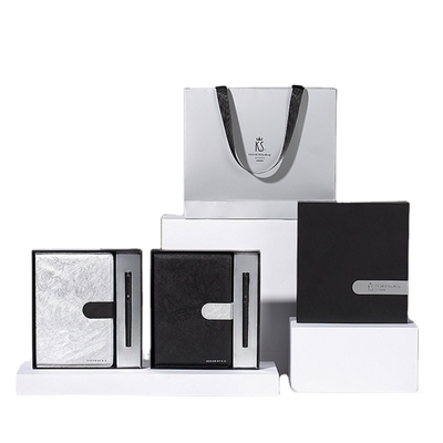 Dia dos Pais ocasião notebook high-end e caneta de pérola conjunto para negócios presente de lembrança