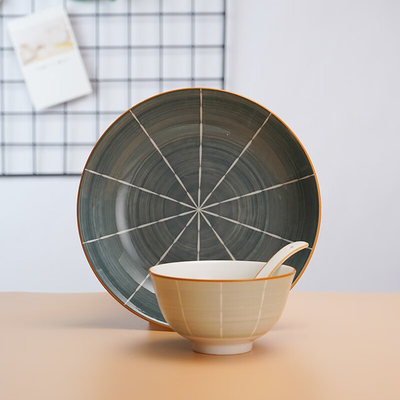16 peças de utensílios de mesa de cerâmica chinesa perfeito para presentear aos avós idosos