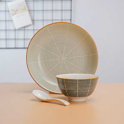 16 peças de utensílios de mesa de cerâmica chinesa perfeito para presentear aos avós idosos