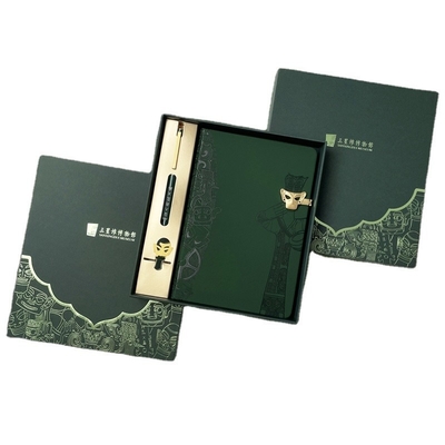 A5 Notebook Bookmark Signature Pen Set Cultural e Criativo de Presente com Logotipo Personalizado