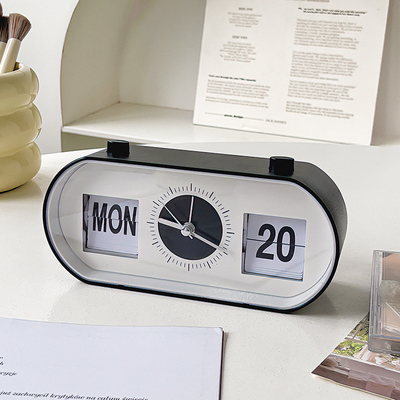 Hotel e Resort Manual Botão Desktop Relâmpago com Calendário de Flip de Página Criativo