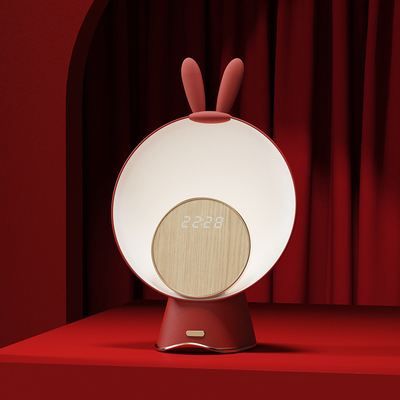 Hotel e Resort Chinês Vermelho Carregamento sem fio 15W Bluetooth alto-falante com luz atmosférica