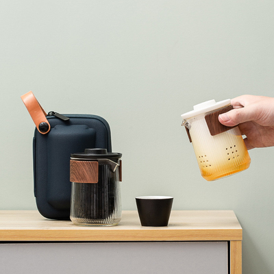 Técnicas de Impressão Hot-fix para viagens modernas Home Tea Set