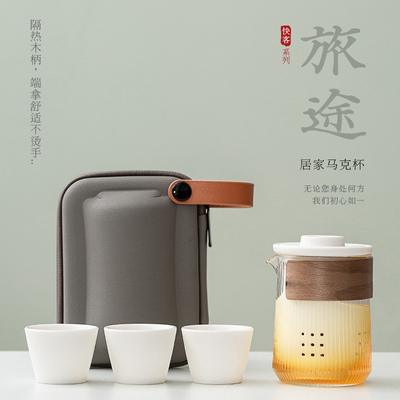 Técnicas de Impressão Hot-fix para viagens modernas Home Tea Set