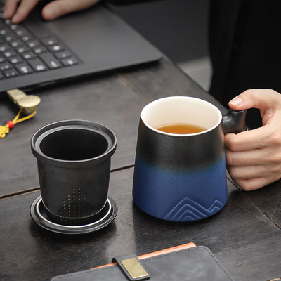 Fu Lu armazenamento fast cup em caixa de presente de couro portátil perfeito para ocasiões especiais