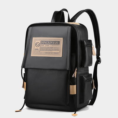 Não se esqueça desta mochila de lazer PU da moda para viagens ao ar livre e muito mais.