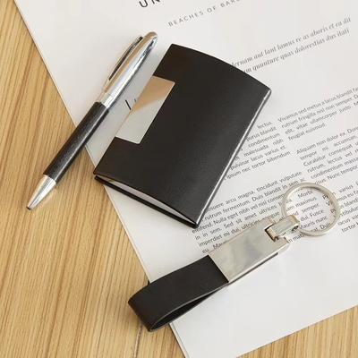 Logotipo personalizado caneta de chaveira de cartão de visita prática para clientes e presentes de escritório