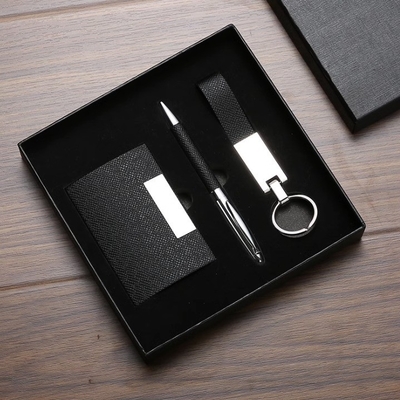 Logotipo personalizado caneta de chaveira de cartão de visita prática para clientes e presentes de escritório