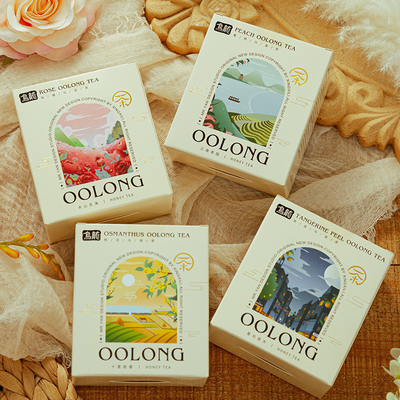Caixa embalada de chá oolong 3g * 3 embalagem independente para o dia dos tolos de abril presente de mão incluído