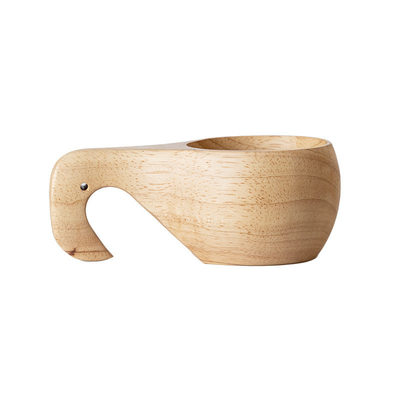 Atualize o seu equipamento de viagem com o Retro Finnish Whole Wood Integrated Creative Coffee Cup