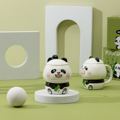 Usos Cenários Negocios Prêmios Cartoons Carinhosos Panda Copo de Cerâmica para Empresas de Mug