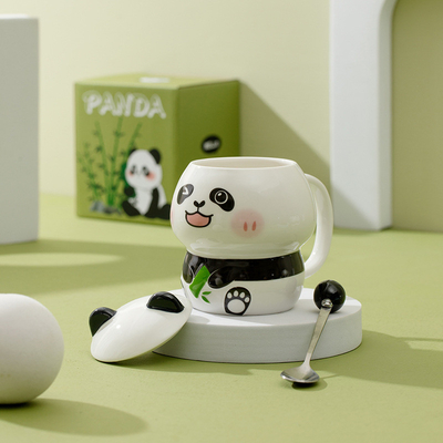 Usos Cenários Negocios Prêmios Cartoons Carinhosos Panda Copo de Cerâmica para Empresas de Mug