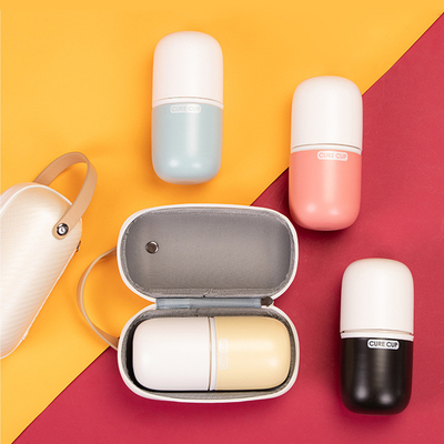 Creative Capsule Quick Cup Travel Kung Fu Tea Set para gráficos 1 cor Impressão a cores
