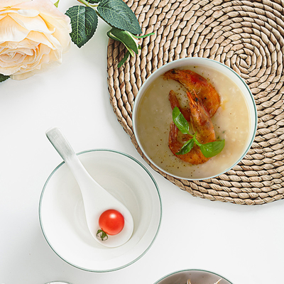 PHMI Perfeito 4,5 polegadas Sopa Cerâmica Bowl Set 1 Impressão a cores para gráficos Regalo anual