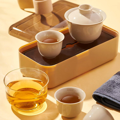 Experimente o trabalho artesanal de Fuzhou Oriental Tea Set Perfeito para outras atividades