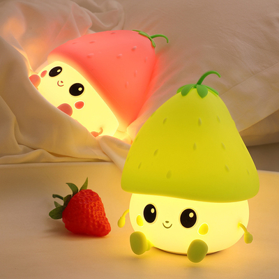 Logotipo Logotipo do Cliente Berry Worry Fun Light Inteligente Voz Night Up Luz de silicone