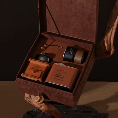 Souvenirs de mão de couro de luxo para festas de Natal, casamentos e aniversários