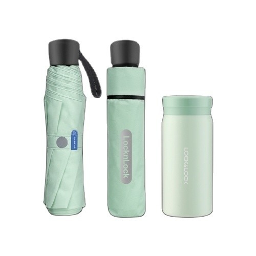 Loco Loco Nuvem Cup Vacuum guarda-chuva Conjunto verde menta Perfeito para o regresso à temporada escolar