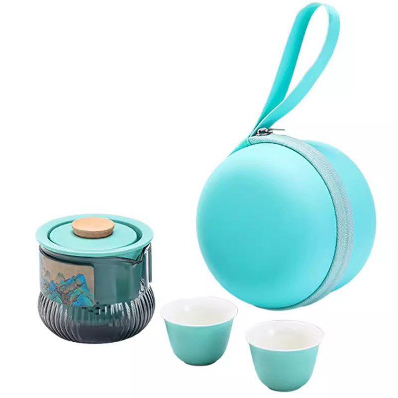 Conjunto portátil de chá Qianshan Kuaike Agência de viagens Souvenir para o estilo nacional