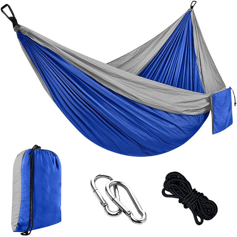 Cadeira de acampamento de balanço multicolor Desporto ao ar livre Paraquedas Tecido Maca de nylon