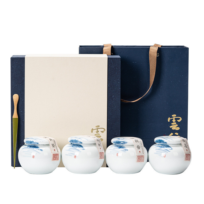 Longjing Jin Junmei Tieguanyin e Zhengshan Pequenas Espécies Caixa de Presente de Chá para Clientes