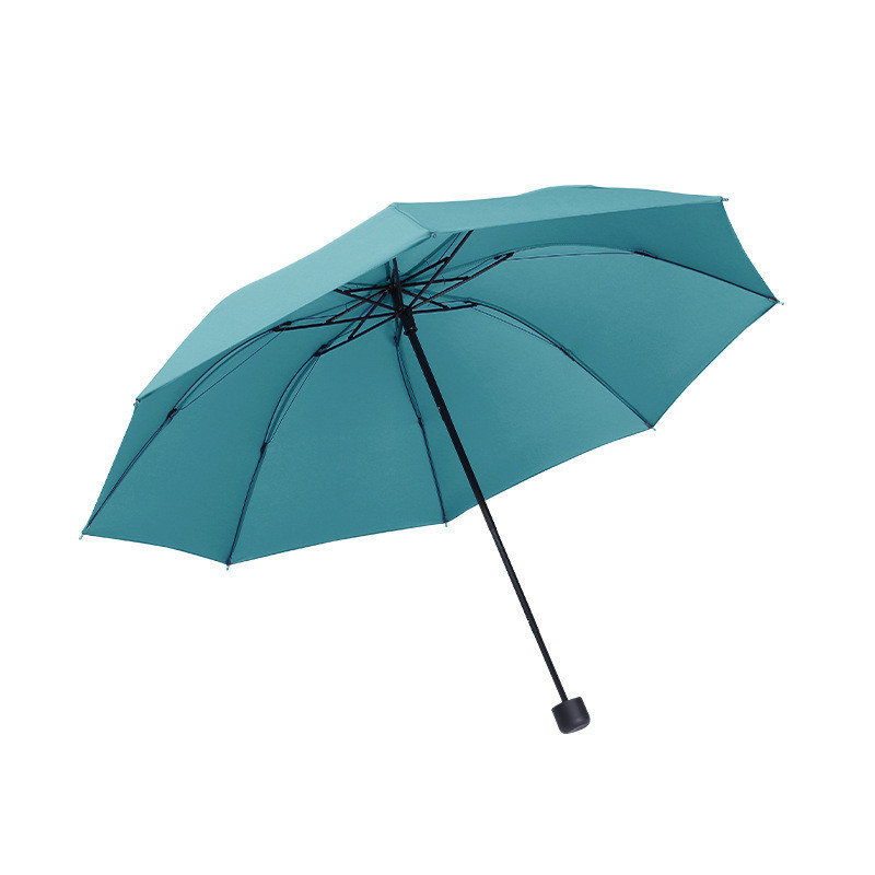 Logotipo do Cliente Anti-Tri-dobrar Manual de oito ossos guarda-chuva dobrável para o tempo e chuva